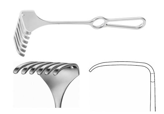 ІЗРАЕЛЬ РЕТРАКТОР 6-ЗУБ. ТУП. T53X62MM 255MM